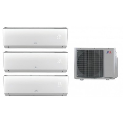 CH-Alpha inverter 7,0 kW met 3 x 3,5kW binnenunits met WiFi